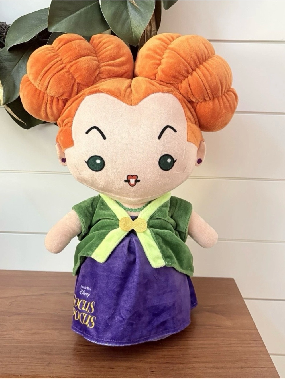 Disney Hocus Pocus Winifred Sanderson Plush 18” Stand Up Door Greeter Halloween